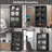 4-Tier Black Stackable Foldable Storage Bins with Lid & Wheels-1529964337-1529964332