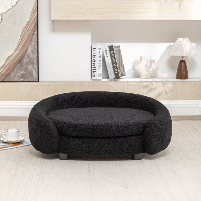 Lit pour chien Malcolm Elegant Rectangle, Noir
