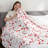 Cherry Patterned Flannel Throw Blanket-131376886