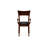 Ingrid 19.25'' H Upholstered Cherry Armchair-22354364-22557500