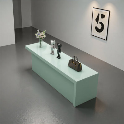 Green Minimalist Retail Display Table