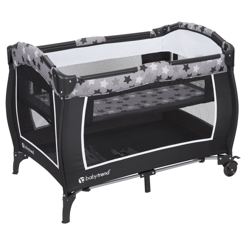 Bedside Crib with Mattress and Stand