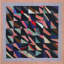 Wool Multicolor Antique Quilt Knotted 1920s America Rug