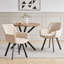 Linen Blend Upholstered Armchair-129704579-129704584-129704585