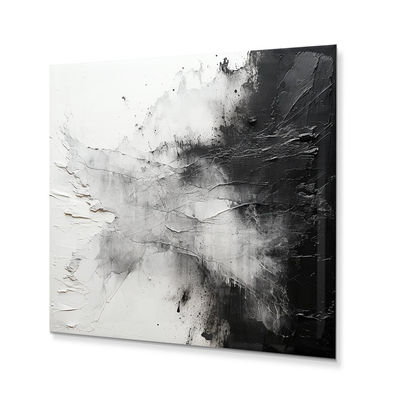 «Black Fight», impression d'art mural en métal, H 16 po x l 16 po x P 1 po
