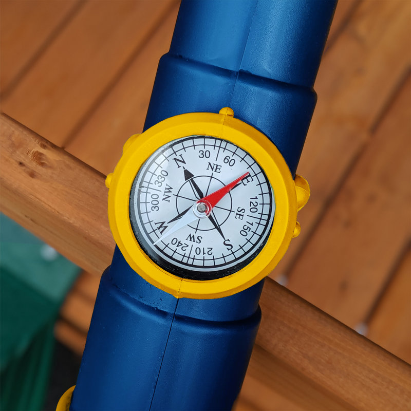 Télescope avec boussole fonctionnelle, Bleu