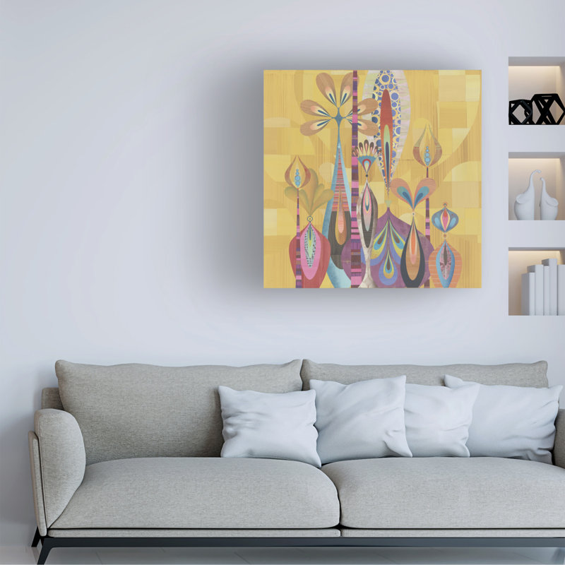 Art mural sur toile tendue - Rex Ray 'pleopcaliser', décoration murale pour le salon, la chambre à coucher ou le bureau - 18 x 18