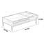 Table basse à quatre pieds avec rangement-98347072