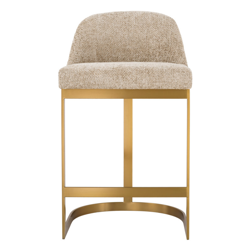 Tabouret de condo, Tabouret de comptoir (siège d'une hauteur de 26,7, Lyssa sable