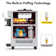 Machine à crème glacée commerciale, machine à crème glacée de 4,76 à 5,8 gal / h, avec fonction de pré-refroidissement