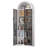 76" Tall Arched Display Cabinet-1236435773