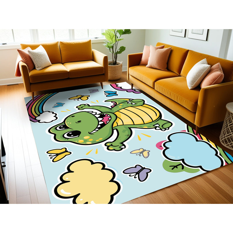 Tapis pour enfants East Urban Home, Rectangle 4pi x 6 pi