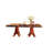 Mitsuya 6 - Person Solid Wood Top Double Pedestal Dining Set
