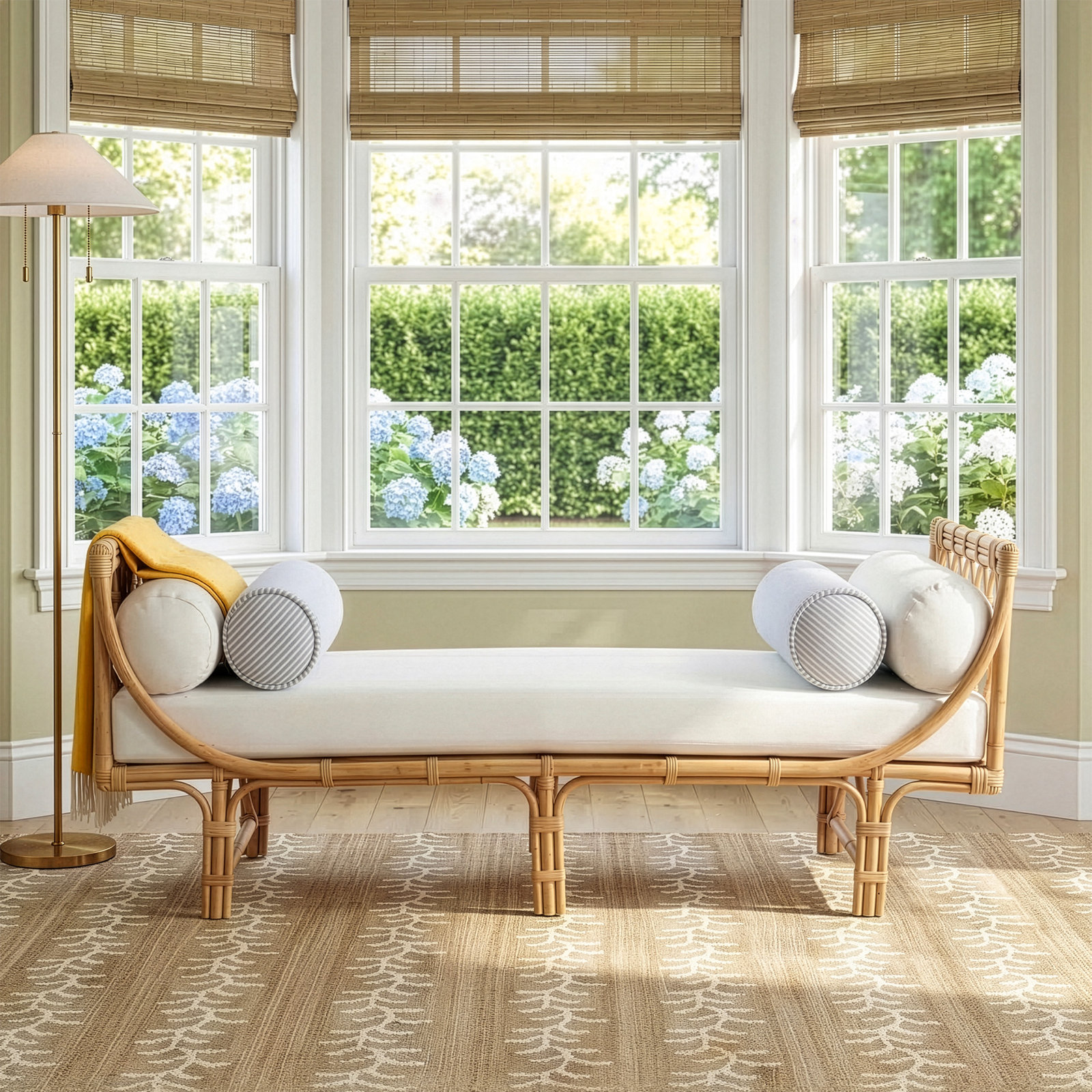 Conon Modern Bohemian Rattan Daybed