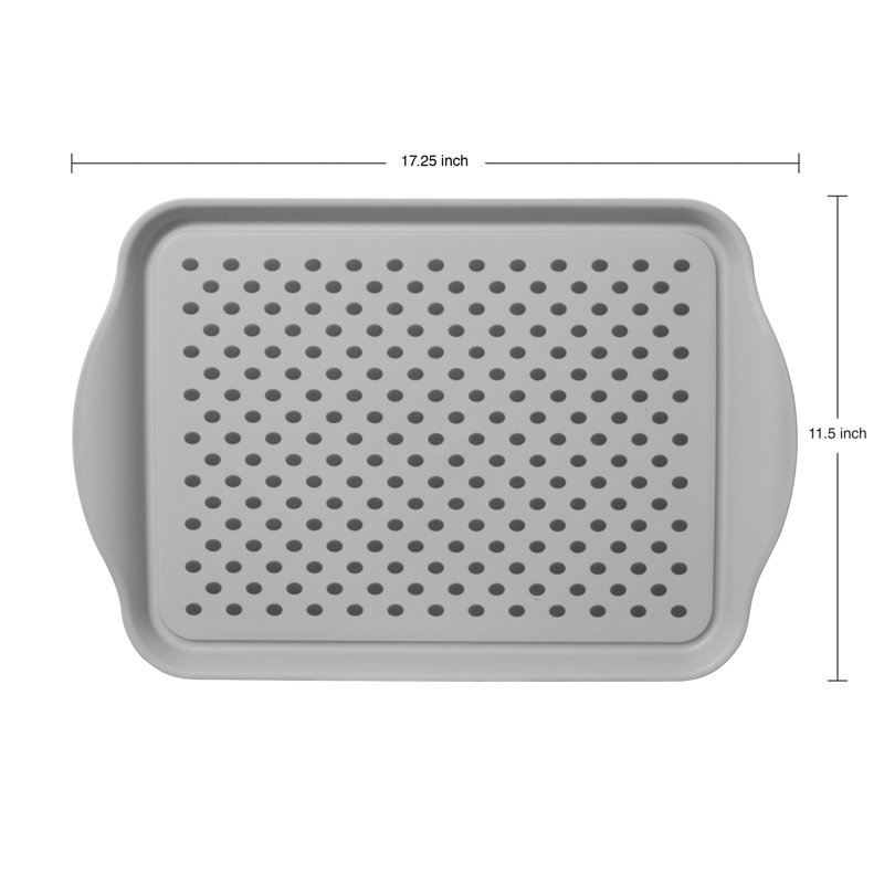 Oggi Serve Tray, Gray