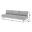 Banc de canapé 3 places Veridian