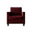 Chaise rembourrée en velours-83753442