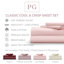 Ensemble de draps en percale 100% coton Classic Cool & Crisp 4 pièces-71013771-71013776