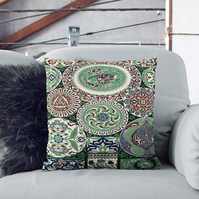 Geometric Square Throw Cushion