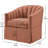 Milnor Sanibel Skirted Swivel Accent Chair-810604558