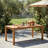 Patio Rectangular Wooden Dining Table