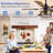 42 Inch Fine Net Caged Ceiling Fans with Lights, Dual Finish 5 Black Walnut Blades Hanging Fan, Rustic Ceiling Fan with Remote Control for Farmhouse Indoor/Outdoor Use-909578261