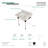 Templeton Stone Rectangular Console Bathroom Sink with Overflow-29272491
