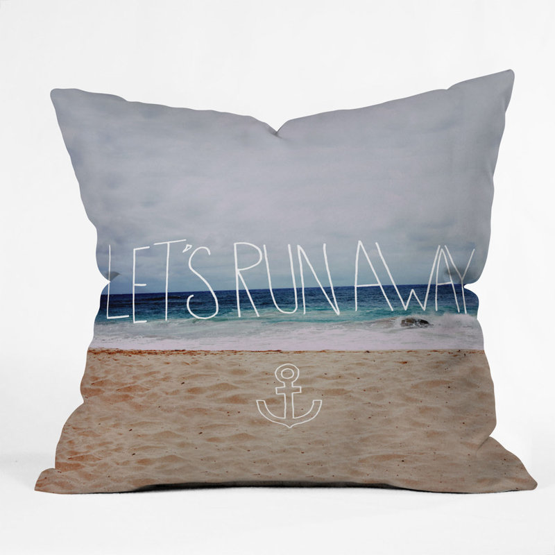 Lets Run Away III Square Pillow Cover & Insert, 20" x 20"