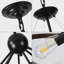 Lustre industriel rustique 32 po