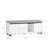 Shoe Storage Bench with 2 Doors 2 Drawers and Cushioned Seat Entryway Bench for Hallway Mudroom,White,43.3"W x 13.8"D x 16.5"H