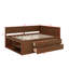 Lit de jour double avec tiroirs et tablettes-10728873-10728918