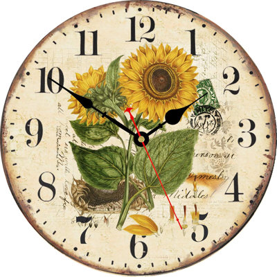 Quijada Wood Analogue Wall Clock