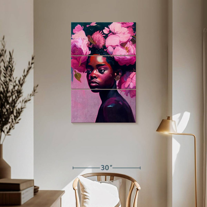 Leisha Alluring African, 57" H x 36" W