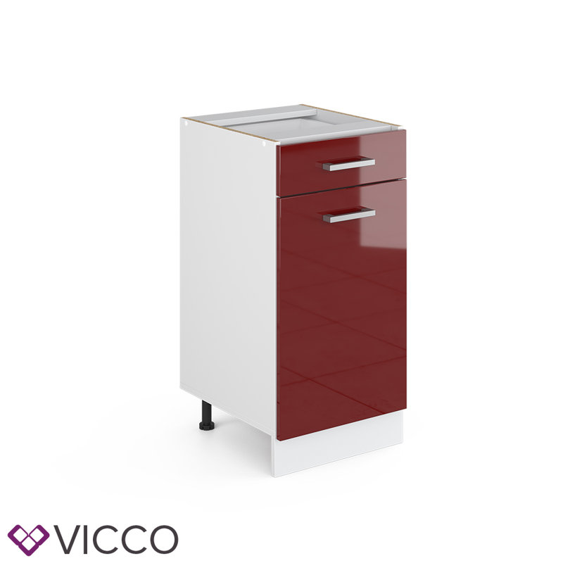 Latif Matte Base Unit, Bordeaux Red