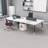 Mikle 94.49'' W Rectangle Partition Desk-1387241479