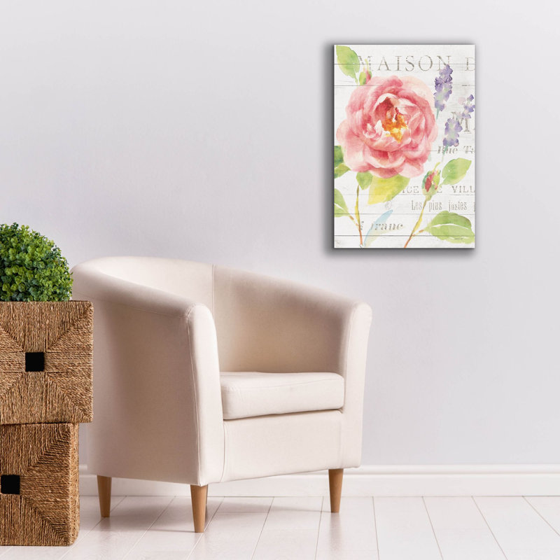 "Epic Graffiti" Maison Des Fleurs 3 C "par Danhui Nai, art mural sur toile, H 26 po x l 18 po