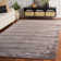 Tapis gris en coton Jiron