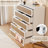 Rattan 5 Drawer Dresser For Bedroom, With Deep Drawers-2048095206