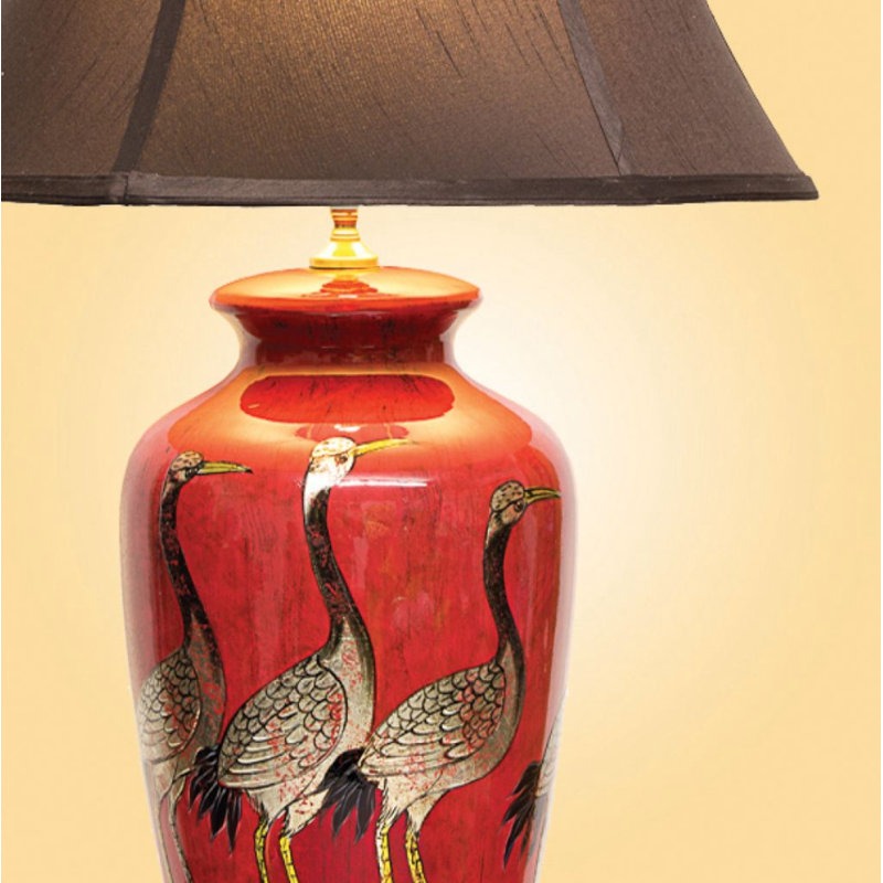 Ceramic Table Lamp, Brown