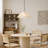 Ashli 1-Light Dimmable Boho Flower Woven Fabric Pendant Light