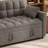 Sleeper Sofa Couch W/Pull Out Bed,  Modern Velvet Convertible Sleeper Sofa Bed, Small Love Seat Sofa Bed W/Pillows & Side Pockets For Small Space, Living Room, Apartment,Dark Gray-377464873