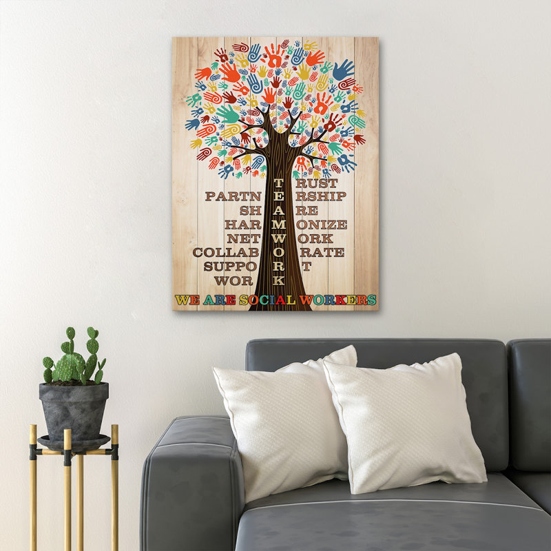 «Value N'applique pas», impression sur toile tendue, H 14 po x l 11 po x P 2 po