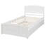Lit plateforme simple avec lit gigogne