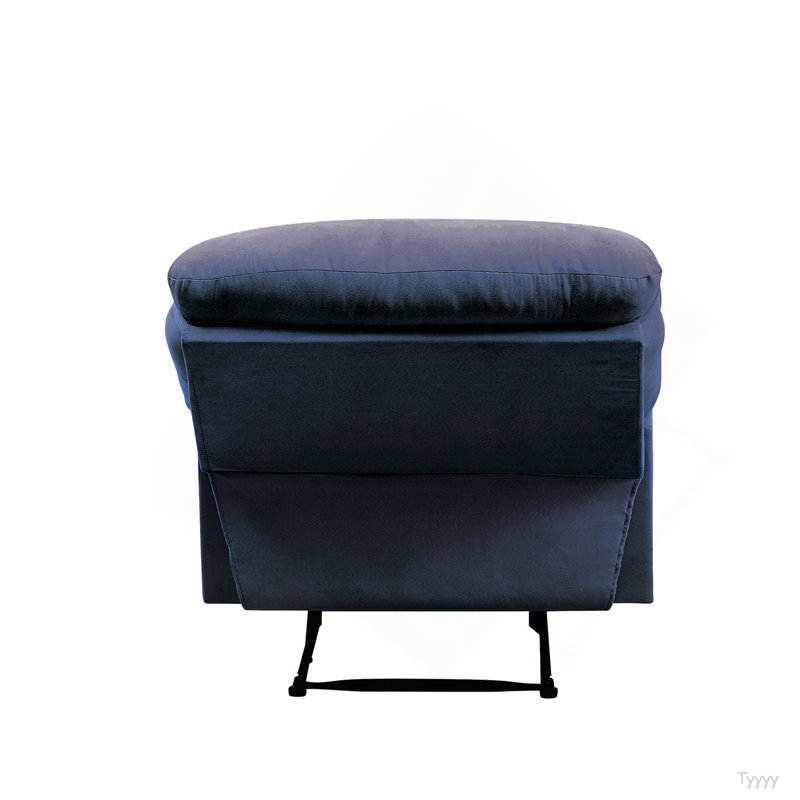Recliner With Pillow Top Arm, Blue