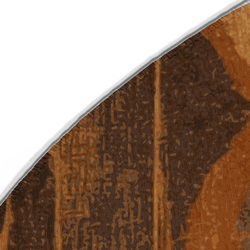 Tapis intérieur et extérieur Lunar Rise, Rond 5 pi