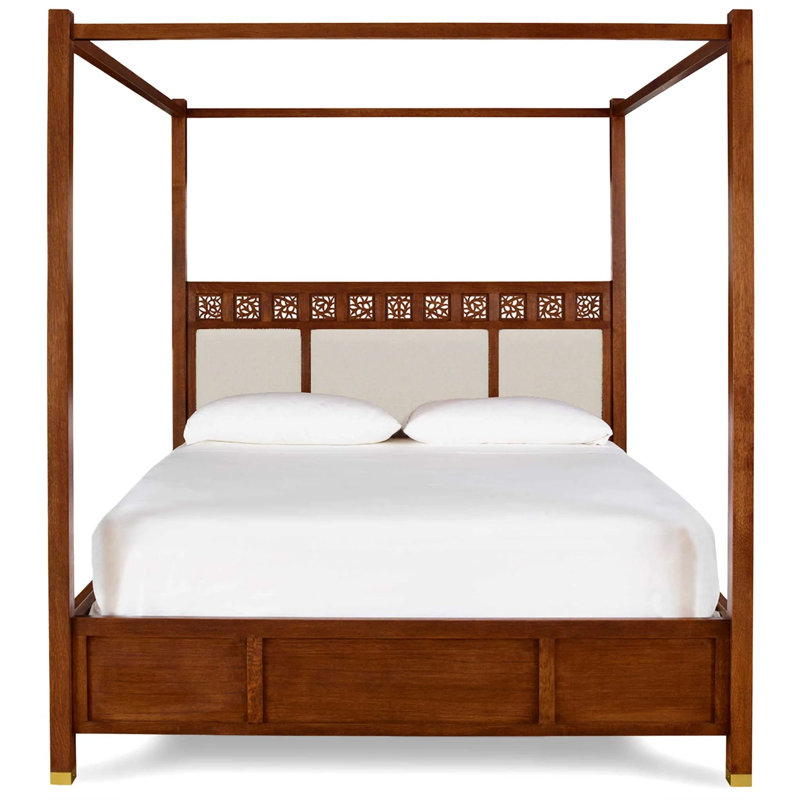 Surrey Hills Upholstered Four-Poster Bed, Manlius