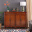 Armoire de rangement pour chaussures en bois massif 28 paires