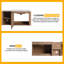 Meuble-lavabo double 68 po avec lavabo en céramique et meuble-lavabo mural 68 po-2081540171-2110221659