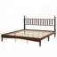 Lit plateforme en bois de style rétro-117794039