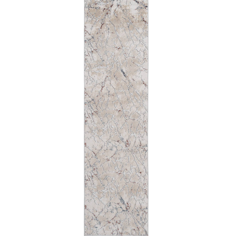 Collection Multi Contemporary Runner Rug, Runner 2'2" x 8'